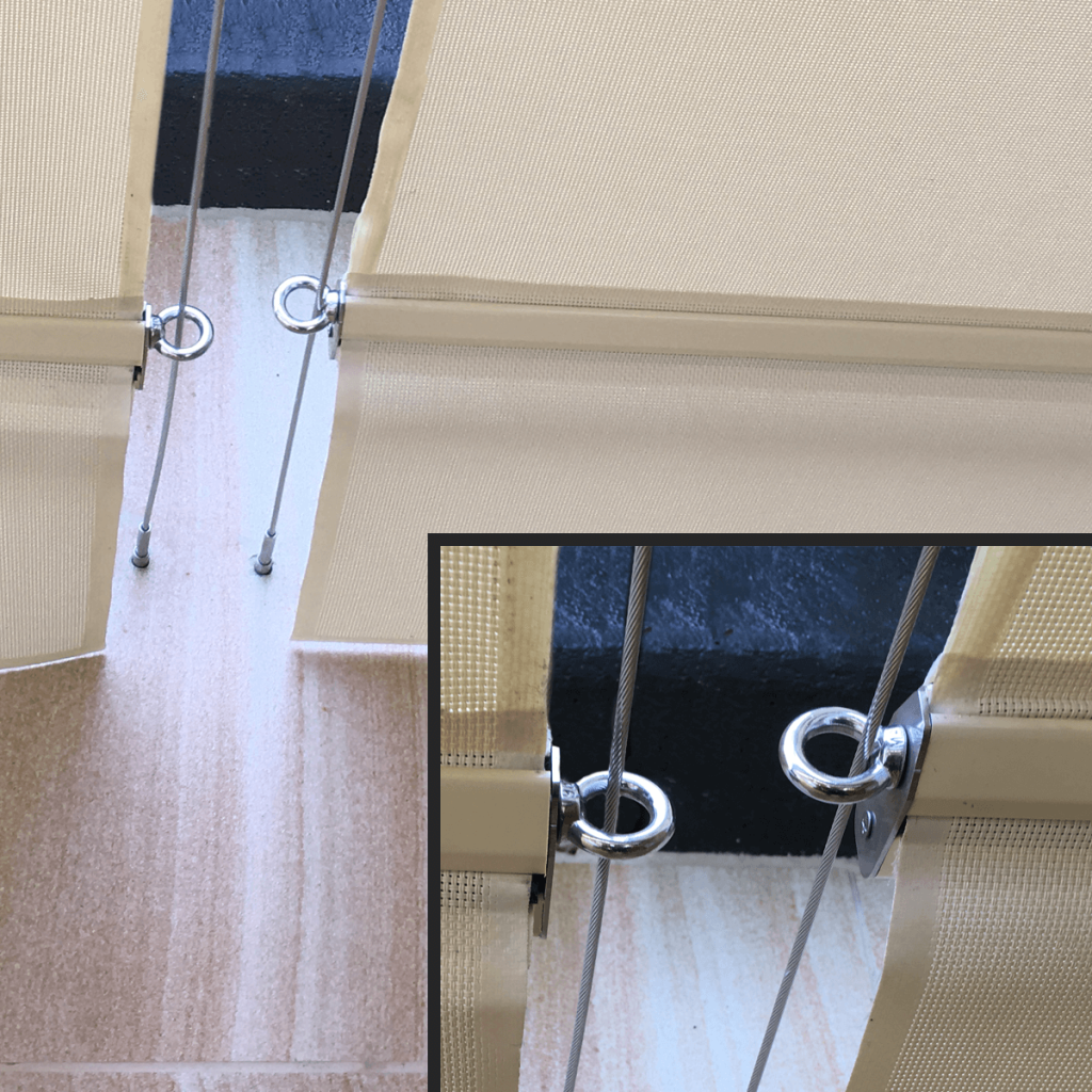 Canopy Guide Rings Alfresco Cable Guide Awning – Custom Outdoor Blinds